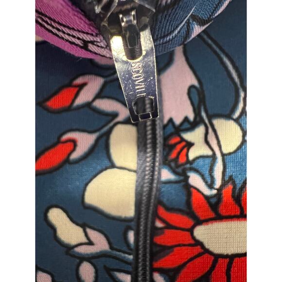 WOW! Colorful Vintage 1960s-70s Keram New York Long Sleeve Maxi Dress Size Small - Picture 10 of 12